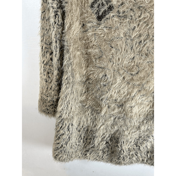 Vintage‎ Concept Cardigan Open Front Neutral Minimalist Faux Fur Woman’s XL NWT - Picture 12 of 16